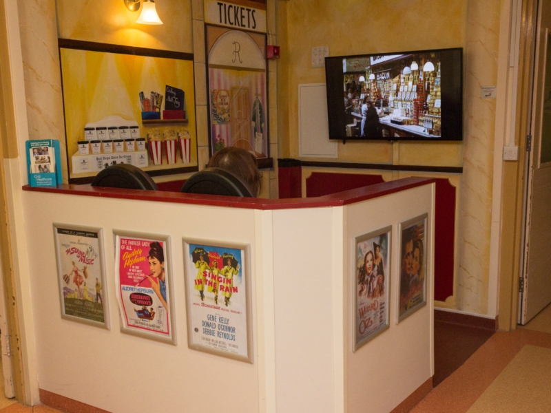 An image showing the entrance to the Ward 80 Cinema