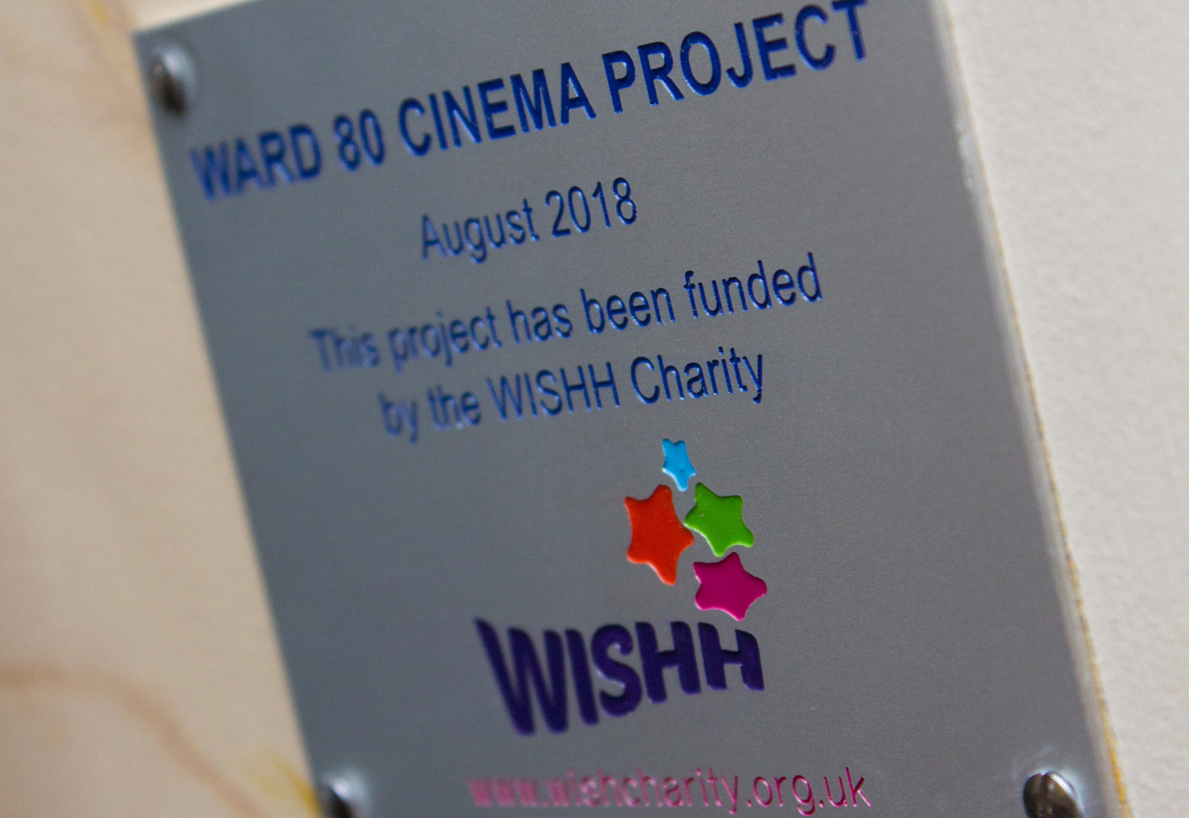 Ward 80 Cinema Project August 2018 Plaque