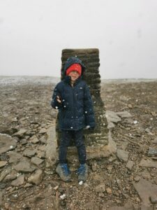 Isaac takes on the three peaks challenge