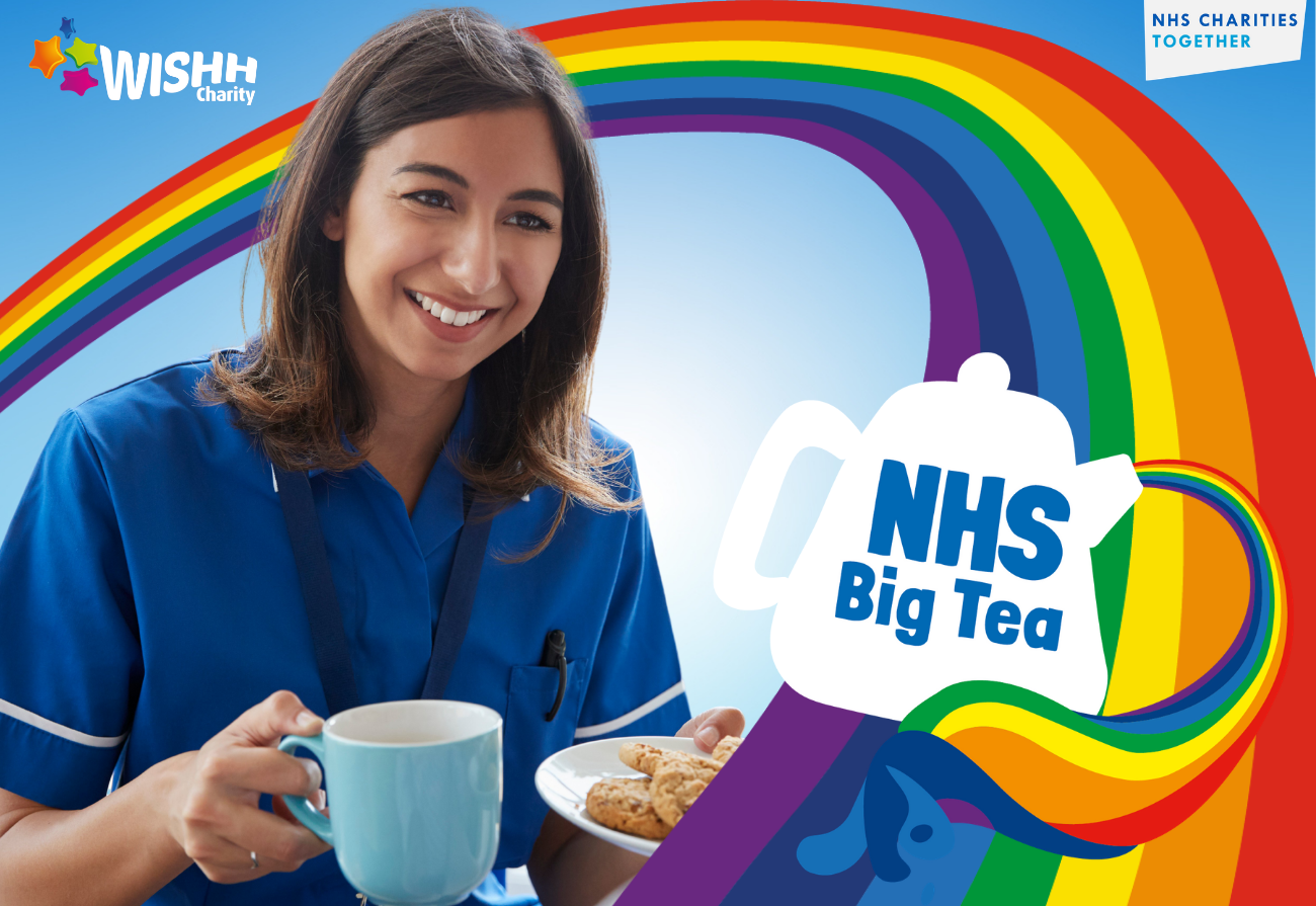 A nurse enjoys a cup of tea - NHS Big Tea