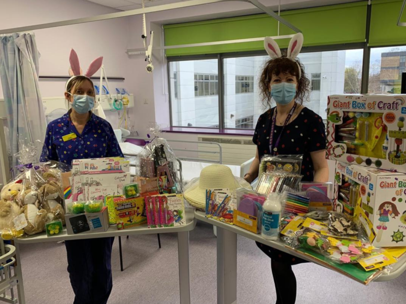 WISHH Charity delivers Easter gifts to the children's wards