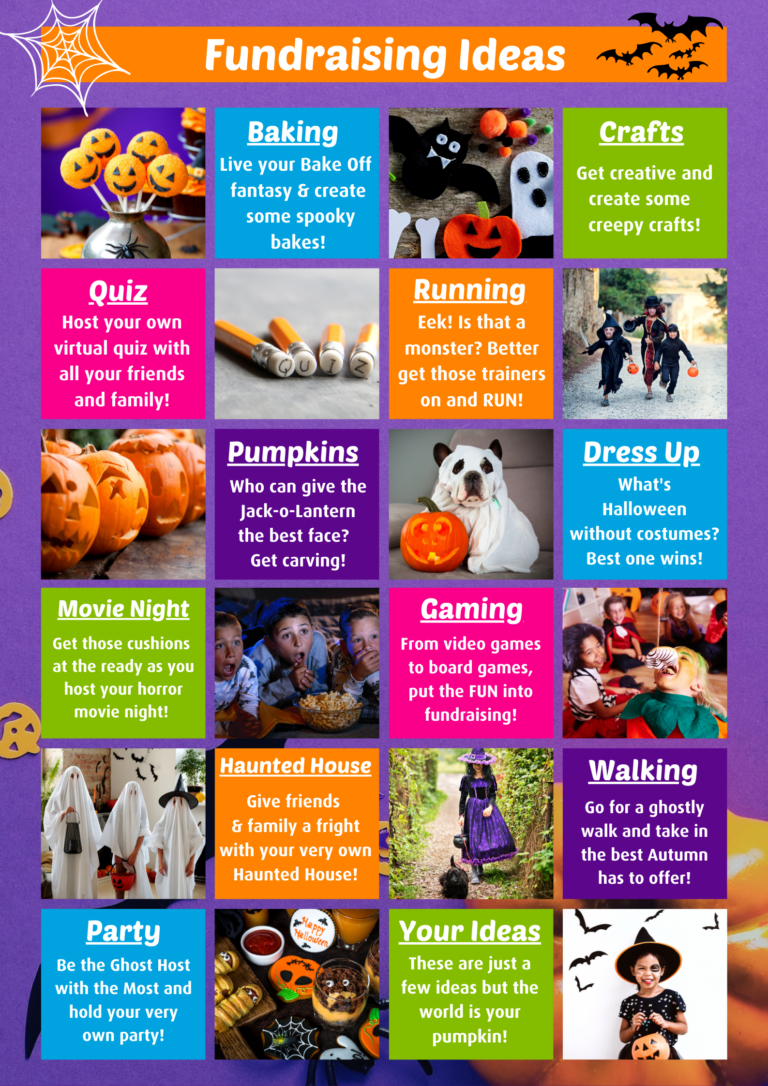 HalloWISHH fundraising ideas poster