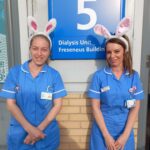 Dialysis team supporting Easter appeal